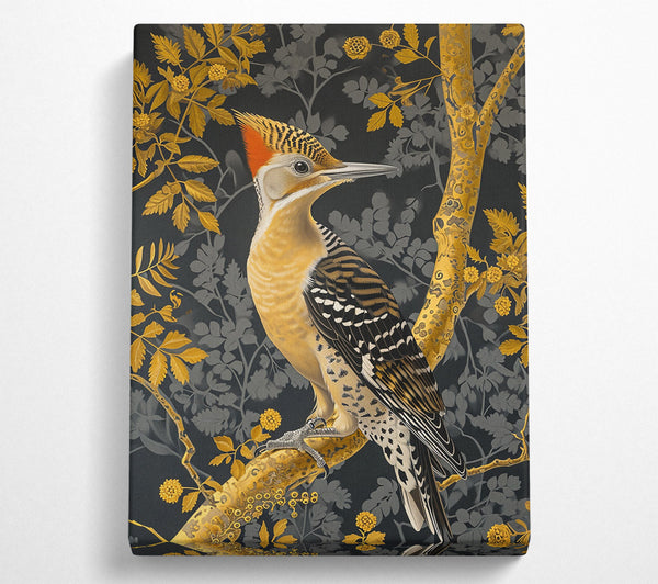  A Canvas Print of Golden Woodpecker Dreams Canvas Print