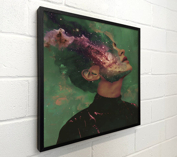 Green Galaxy Portrait