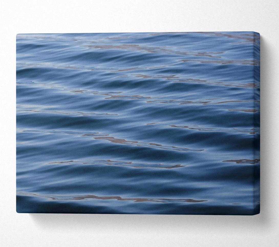  A Canvas Print of Azure Water Ripples Canvas Art