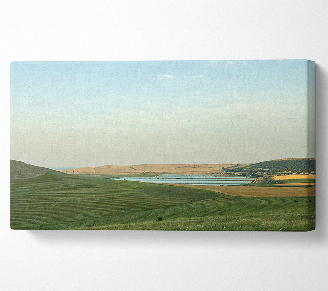  A Canvas Print of Blue Hills Horizon Canvas Print