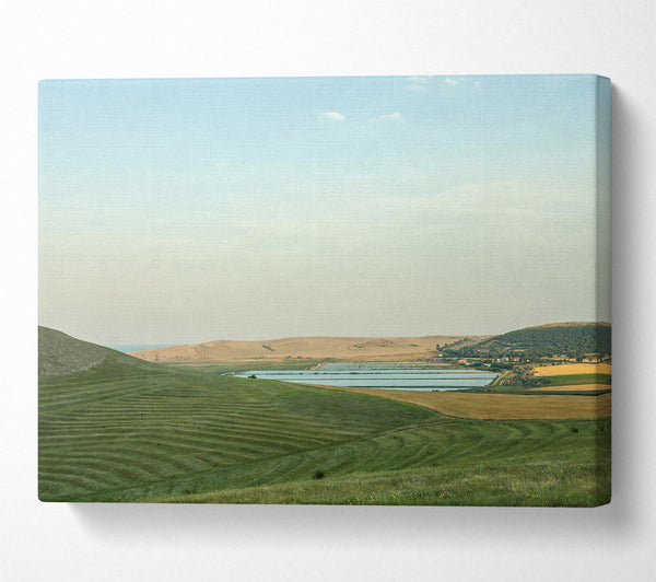  A Canvas Print of Blue Hills Horizon Canvas Print