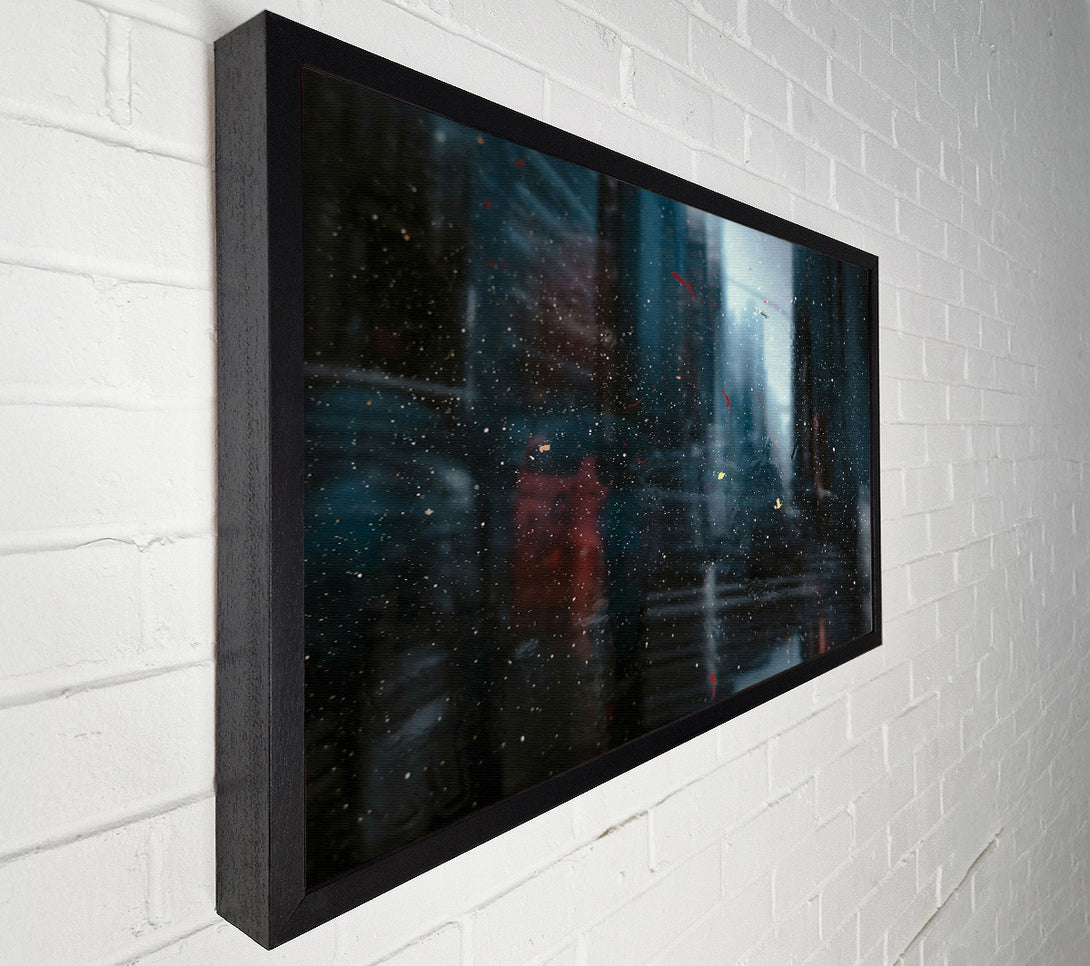  A Canvas Print of Blue City Reflections Canvas Art