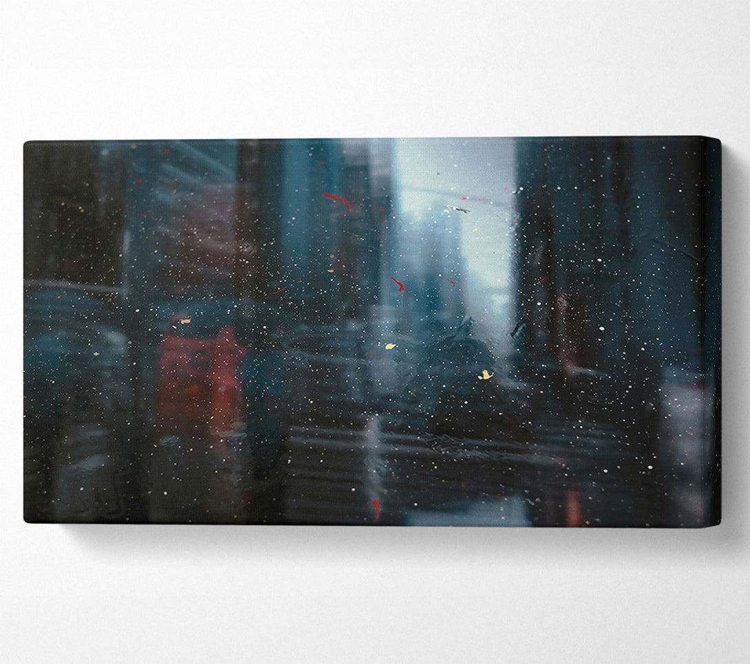  A Canvas Print of Blue City Reflections Canvas Art