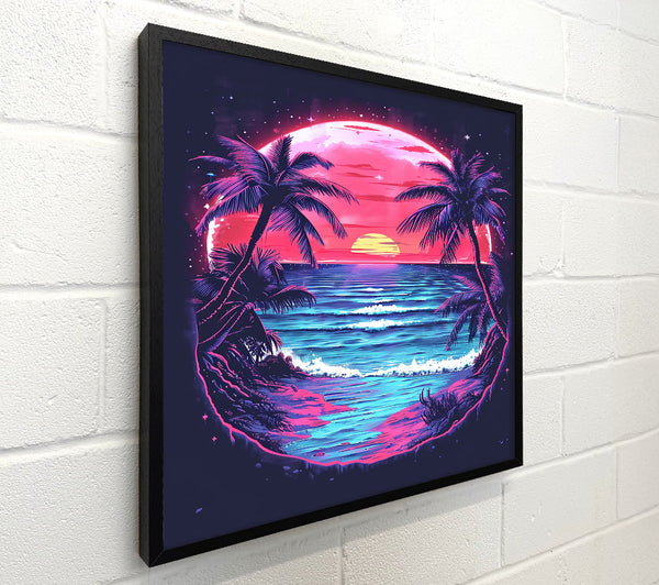 Pink Sunset Paradise