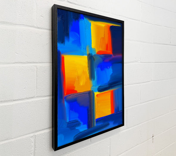 Blue Abstract Strokes