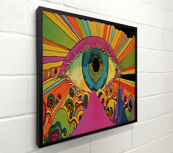 Pink Psychedelic Eye