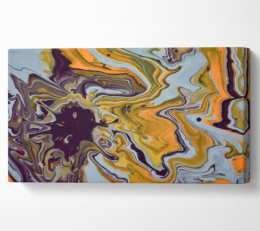  A Canvas Print of Golden Swirls And Shadows Canvas Art