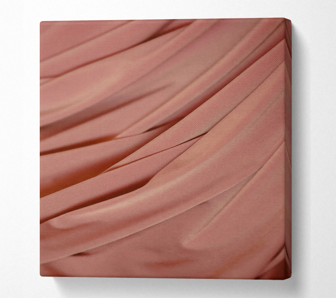  A Canvas Print of Roseate Fabric Swirls Canvas Print