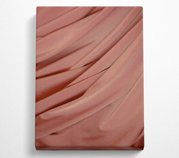  A Canvas Print of Roseate Fabric Swirls Canvas Print