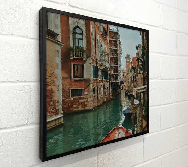 Teal Venice Canal View