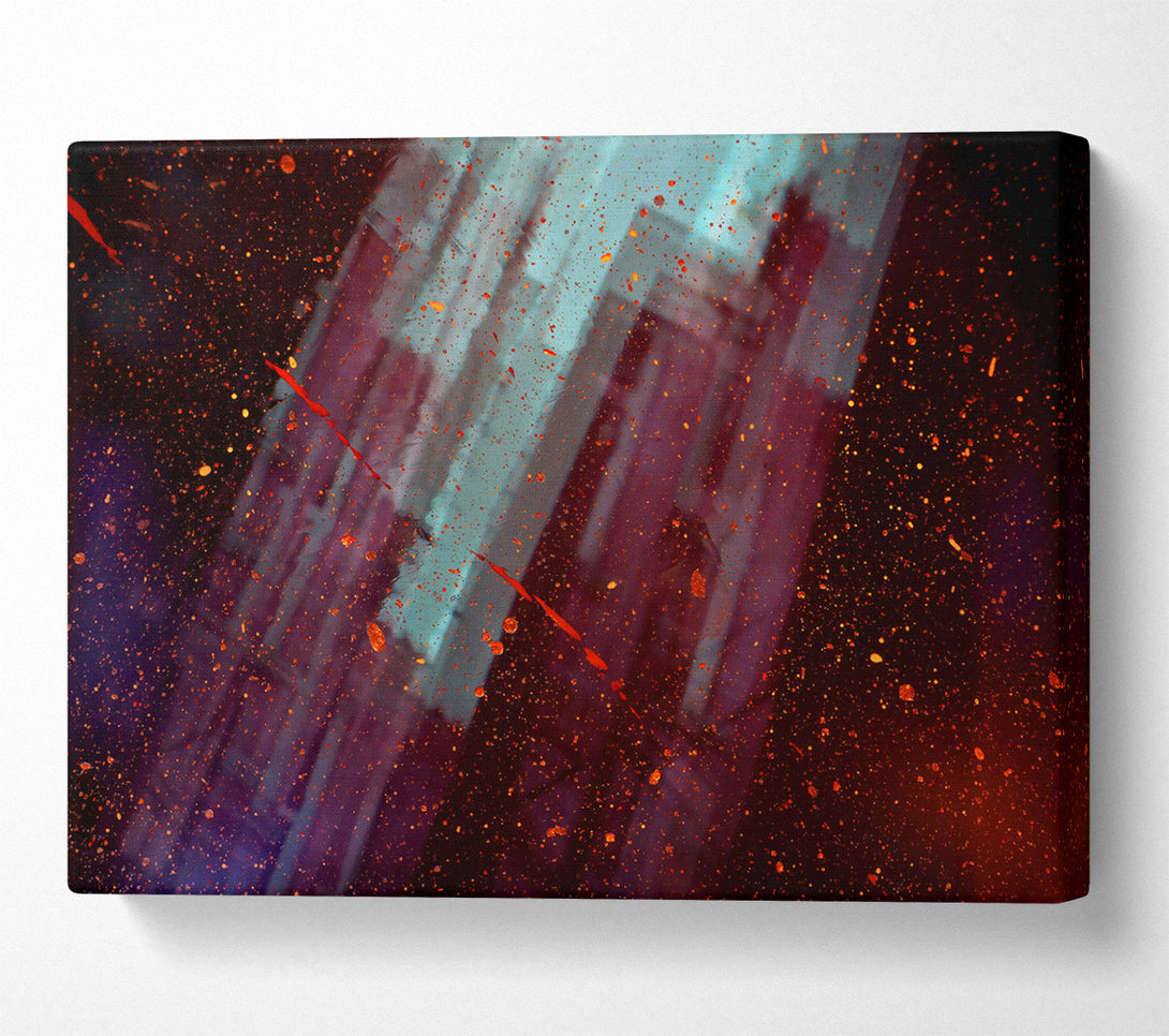  A Canvas Print of Crimson Cosmic Dust Canvas Print