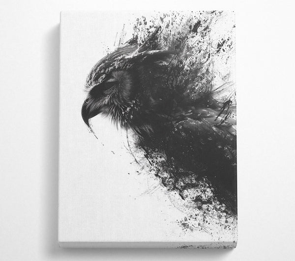  A Canvas Print of Blackbird In Ink Canvas Art
