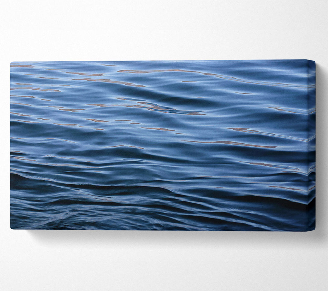  A Canvas Print of Azure Water Ripples Canvas Art
