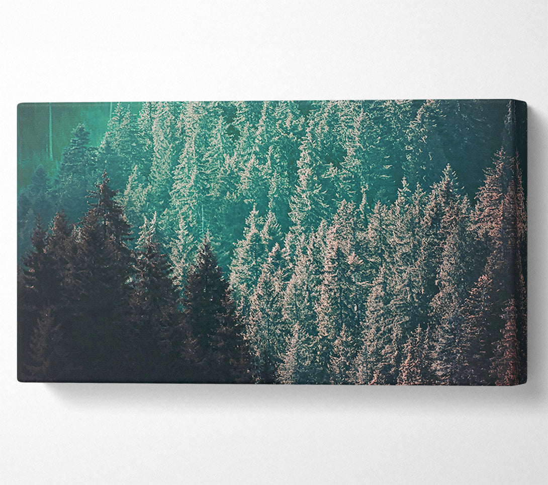  A Canvas Print of Teal Forest Dreams Canvas Print