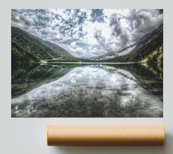 Green Mountain Reflections Print