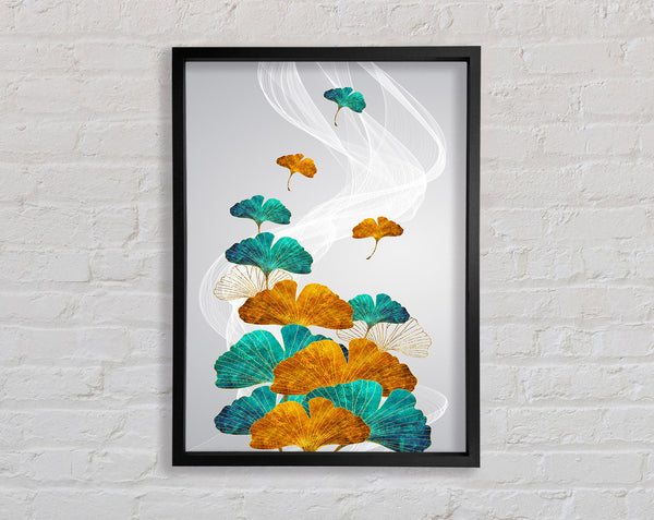 Gold Flowers (1) Framed Print