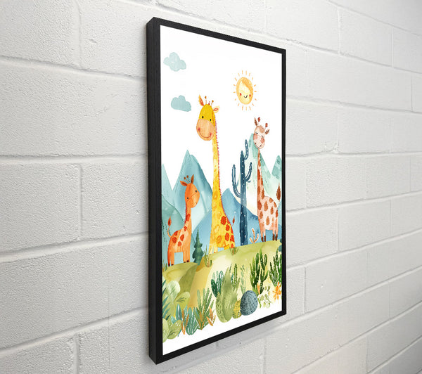 Yellow Giraffe Mountain Dream