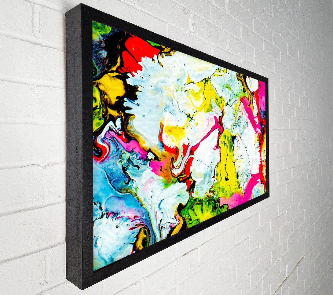  A Canvas Print of Yellow Swirling Dreams Canvas Print