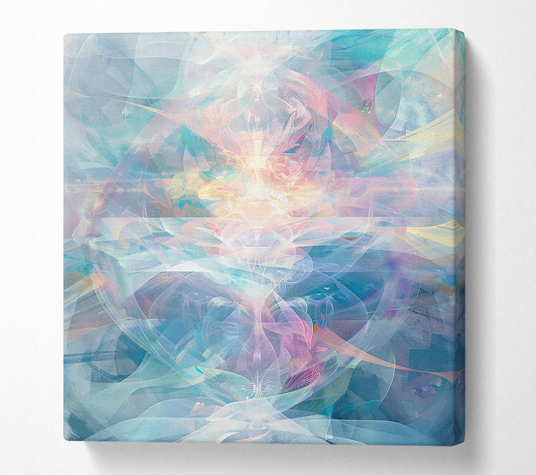  A Canvas Print of Azure Light Dance Canvas Art