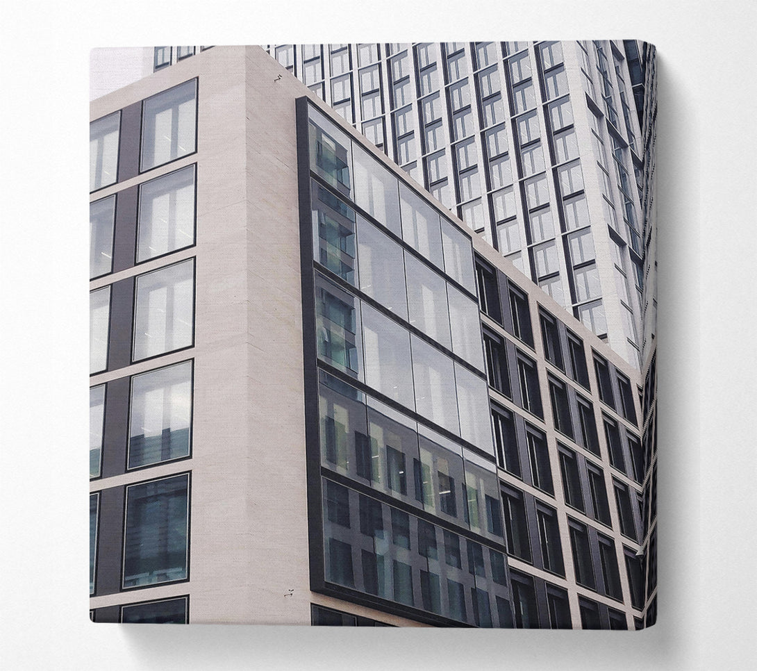  A Canvas Print of The Grey Reflection Canvas Art