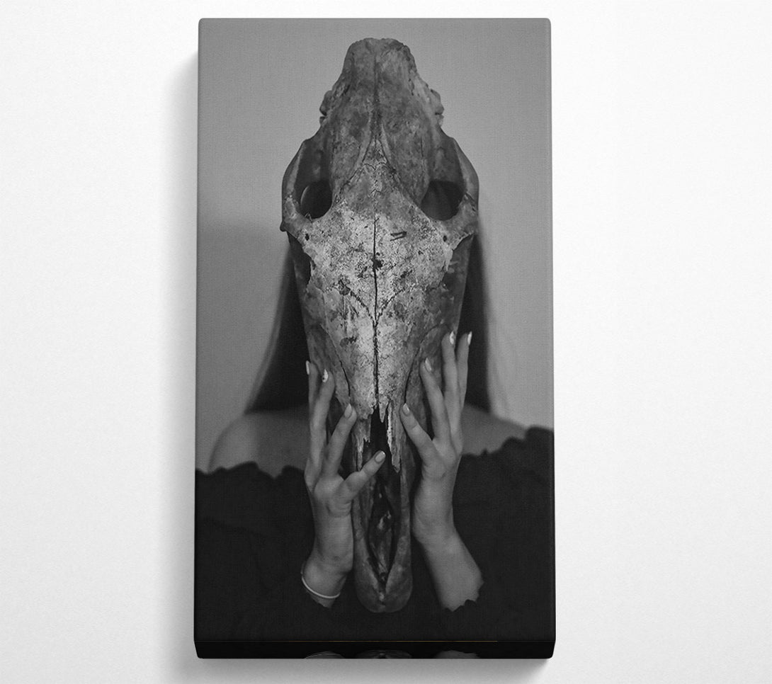  A Canvas Print of White Bone Embrace Canvas Wall Art