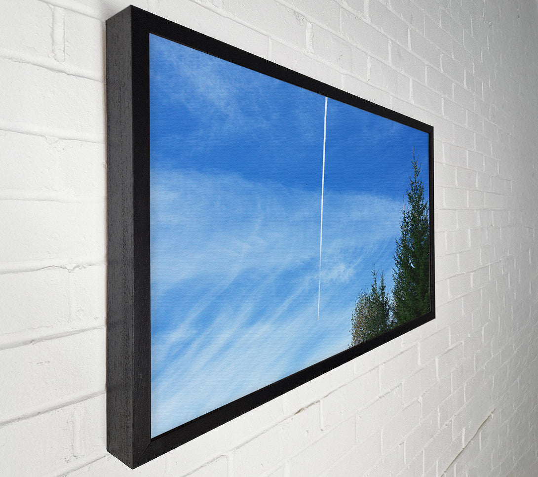  A Canvas Print of Azure Sky Trail Canvas Wall Art