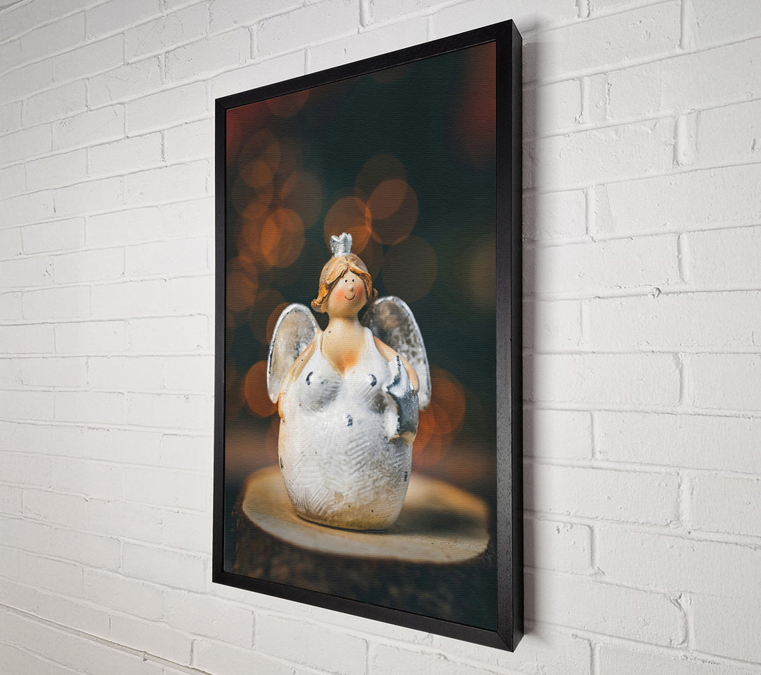 A Canvas Print of White Angel Of Light Canvas Wall Art
