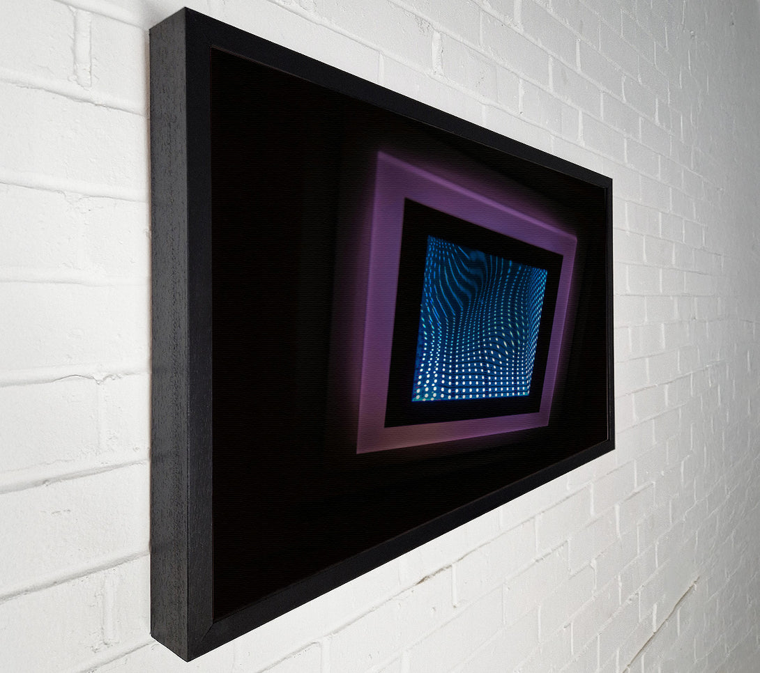  A Canvas Print of Blue Infinity Grid Canvas Print