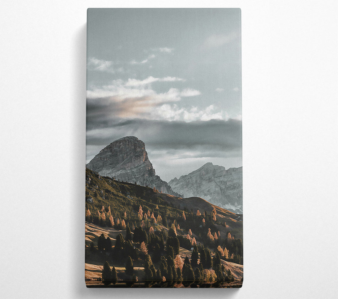  A Canvas Print of Grey Mountain Serenity Canvas Wall Art
