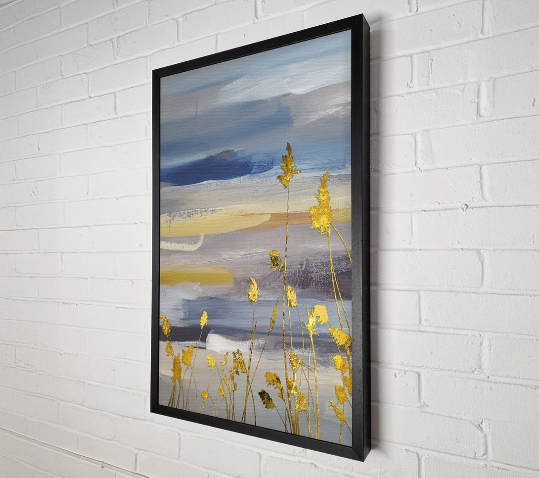 A Canvas Print of Gold Leaf Wheat Canvas Print