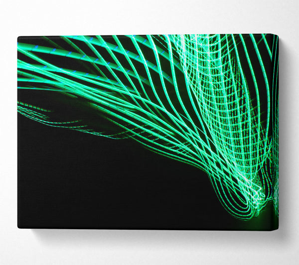  A Canvas Print of Emerald Light Dance Canvas Art
