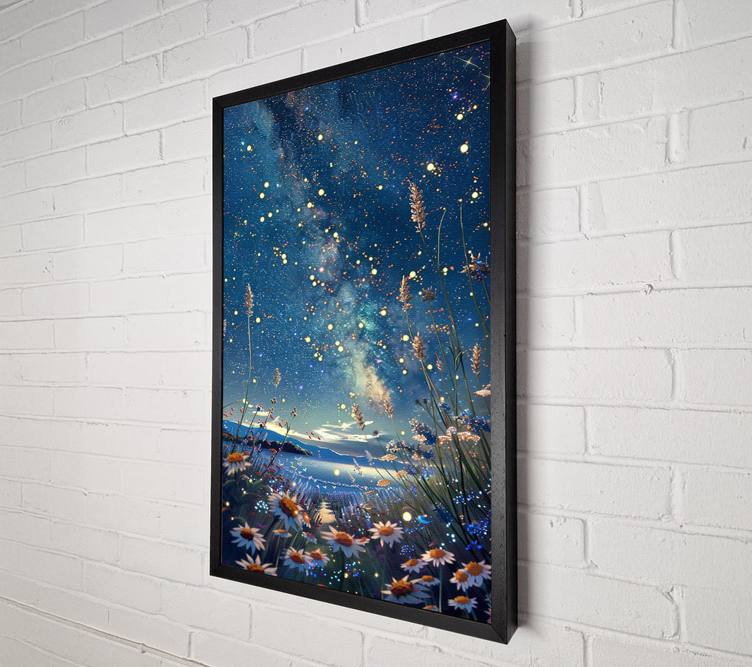  A Canvas Print of Blue Night Dreamscape Canvas Wall Art
