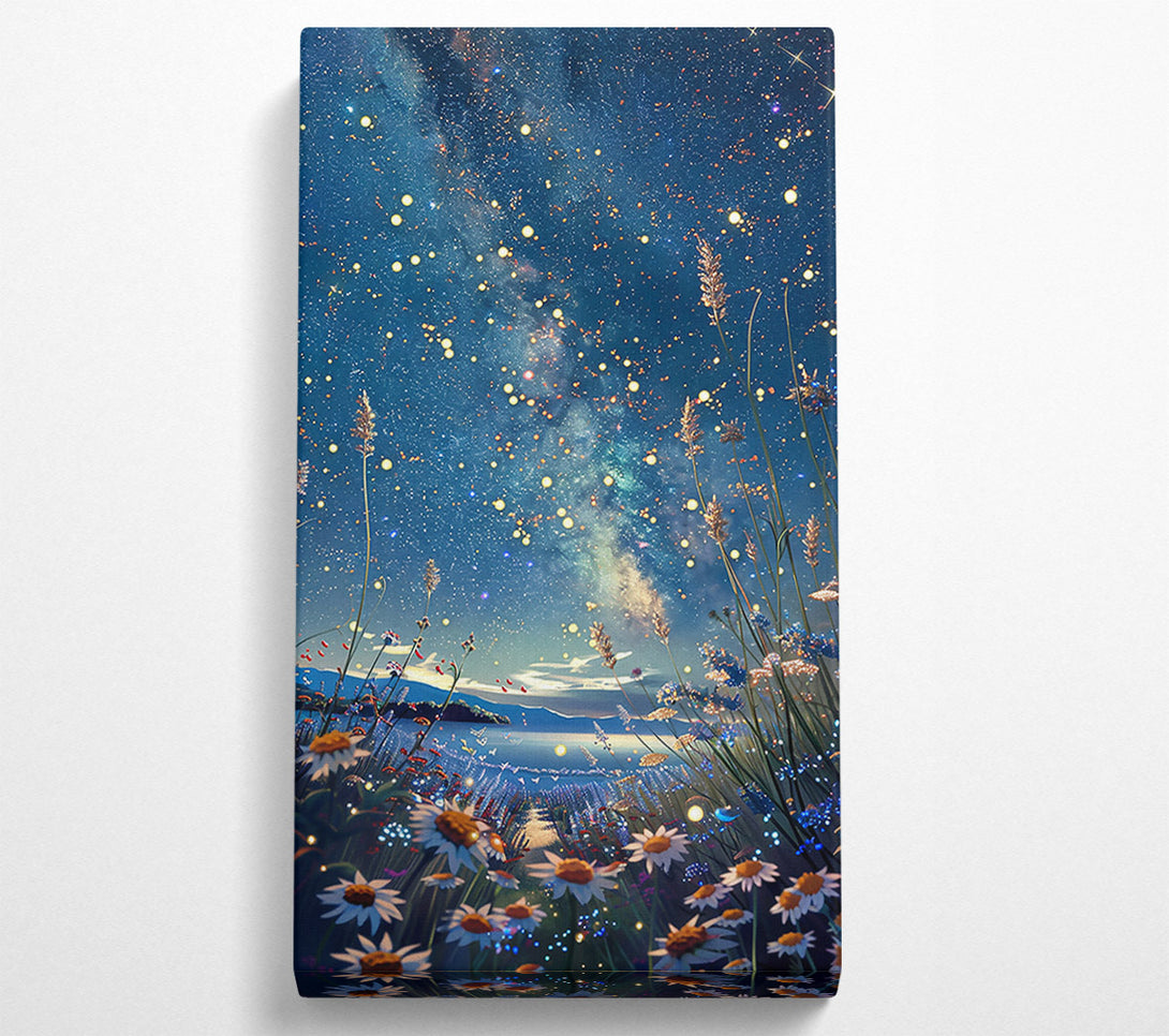  A Canvas Print of Blue Night Dreamscape Canvas Wall Art