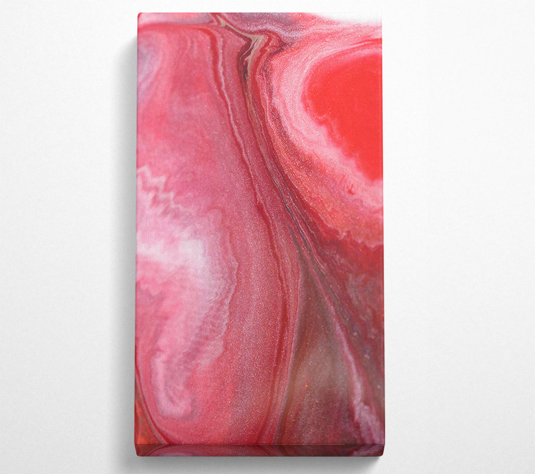  A Canvas Print of Crimson Abstract Flow Canvas Wall Art