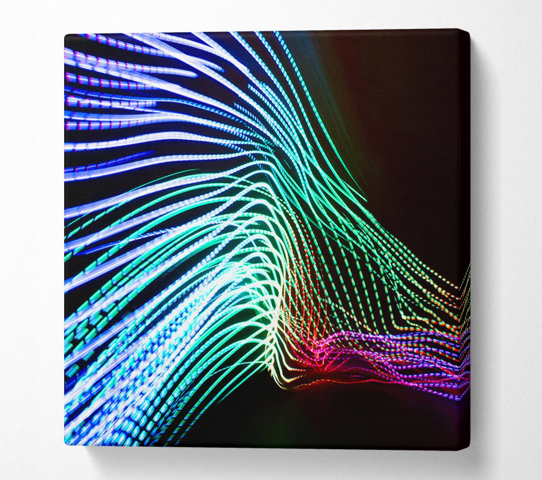  A Canvas Print of Emerald Light Dance Canvas Art