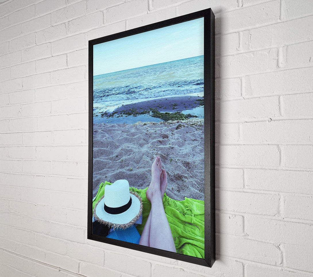  A Canvas Print of Blue Beach Daydream Canvas Wall Art