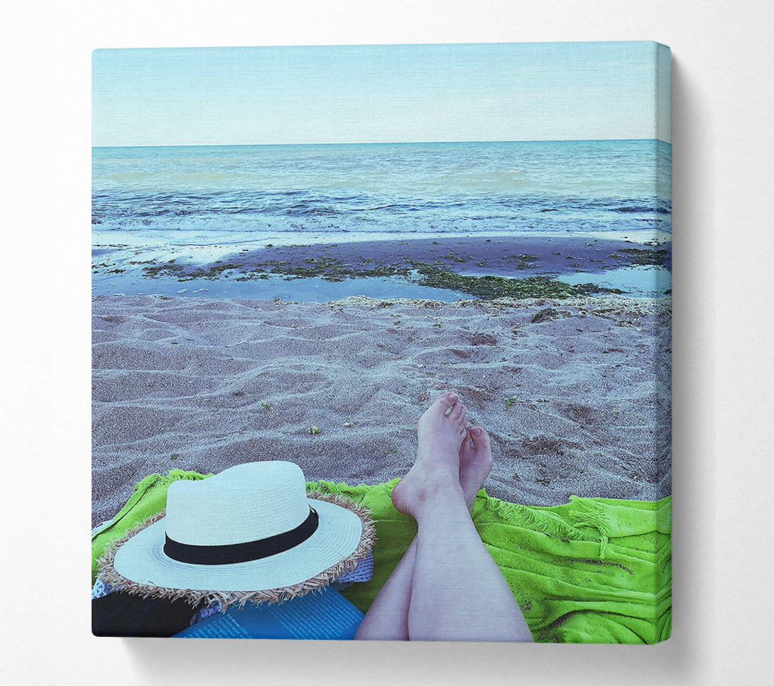  A Canvas Print of Blue Beach Daydream Canvas Wall Art