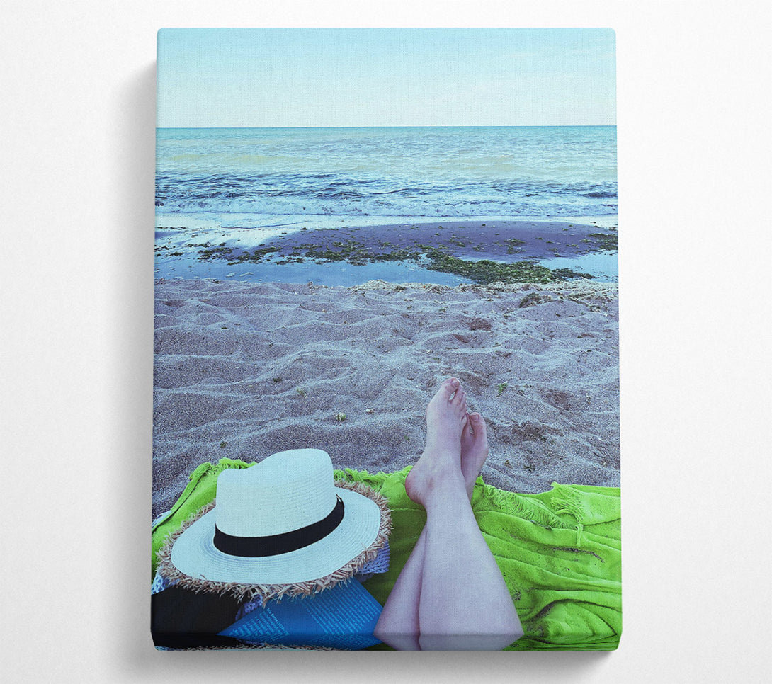  A Canvas Print of Blue Beach Daydream Canvas Wall Art
