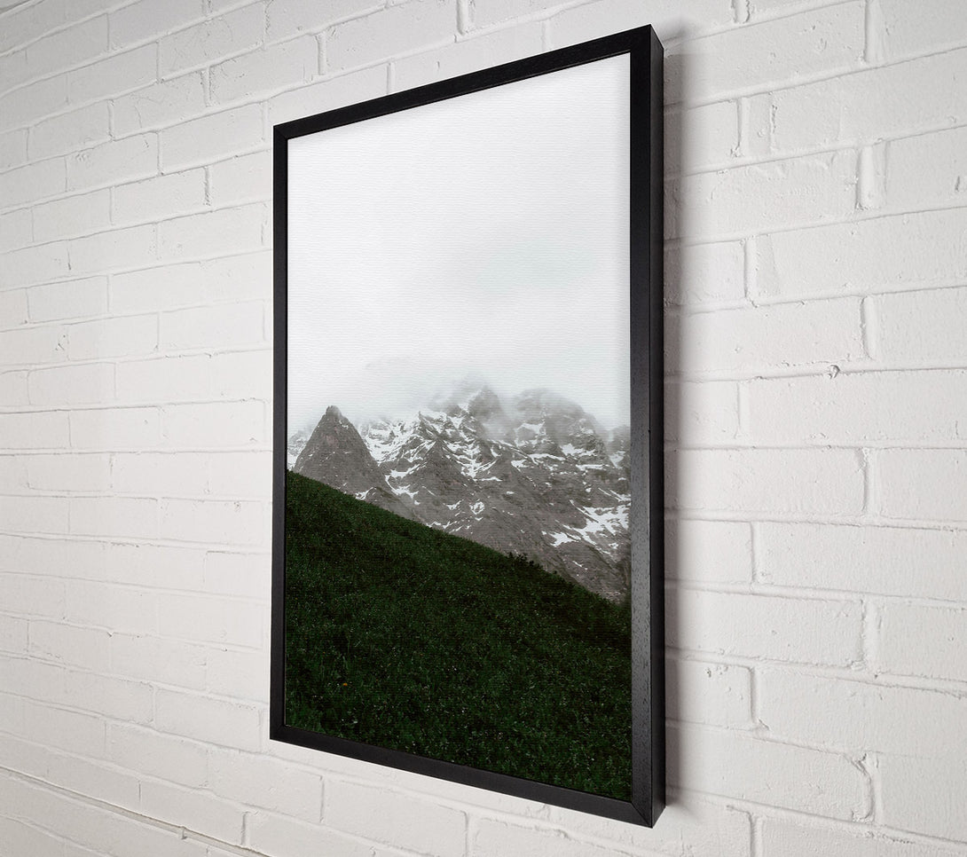  A Canvas Print of Emerald Mountain Mist Canvas Wall Art