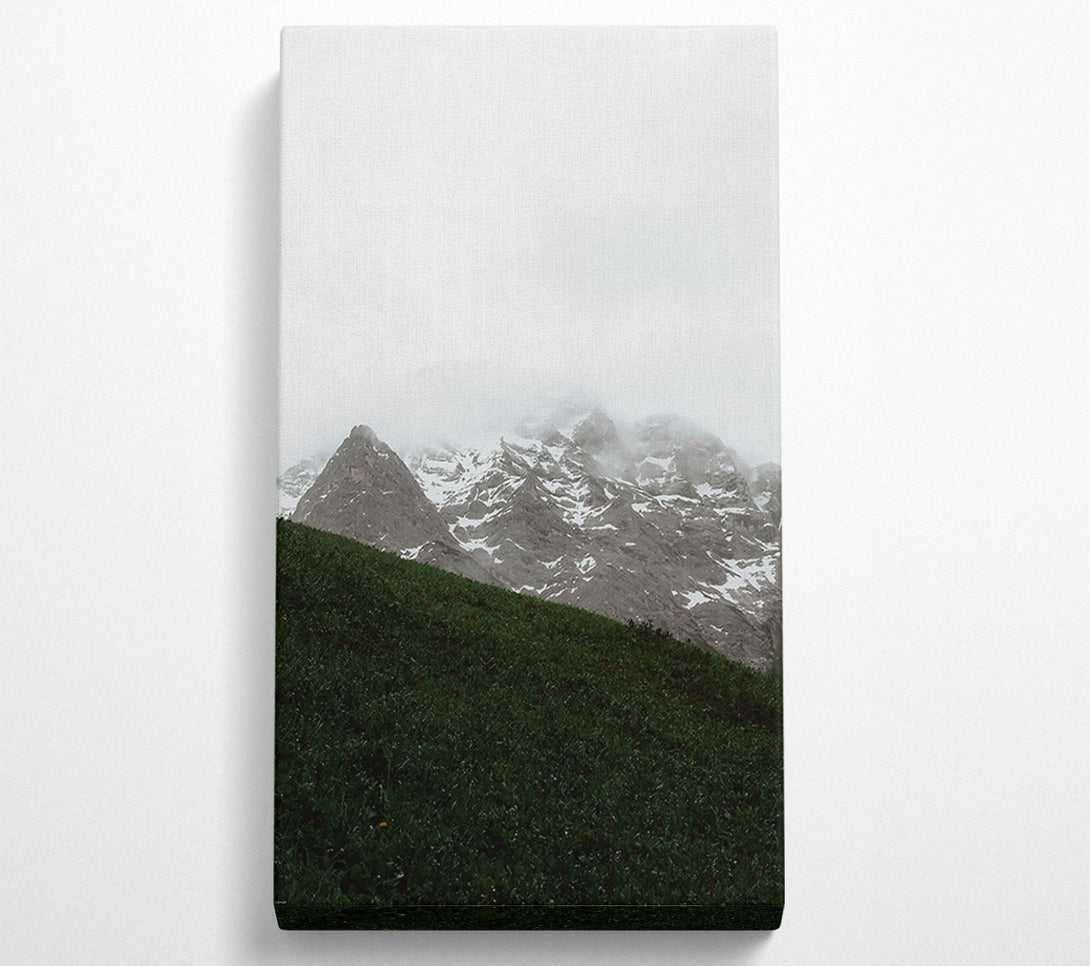  A Canvas Print of Emerald Mountain Mist Canvas Wall Art