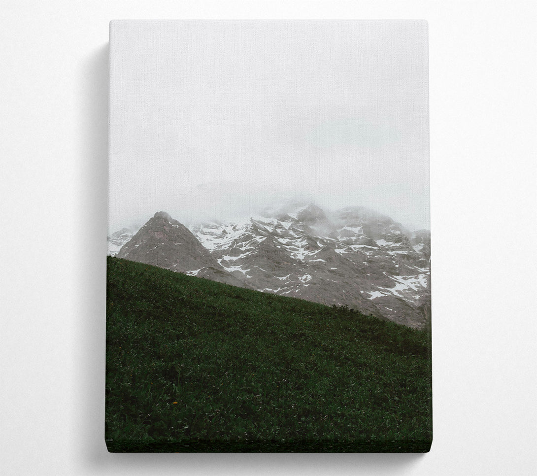  A Canvas Print of Emerald Mountain Mist Canvas Wall Art