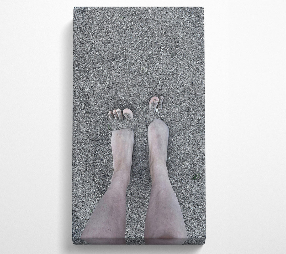  A Canvas Print of Gray Sand Sink Canvas Wall Art