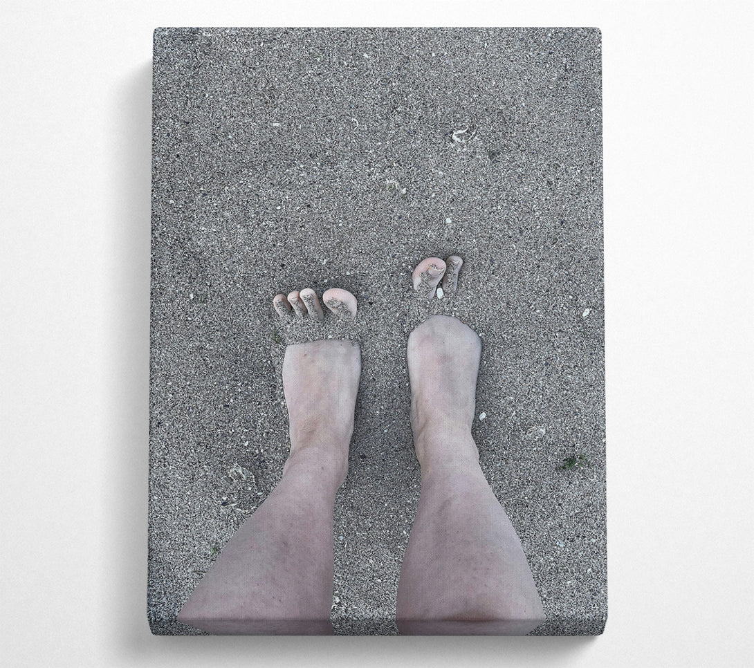  A Canvas Print of Gray Sand Sink Canvas Wall Art
