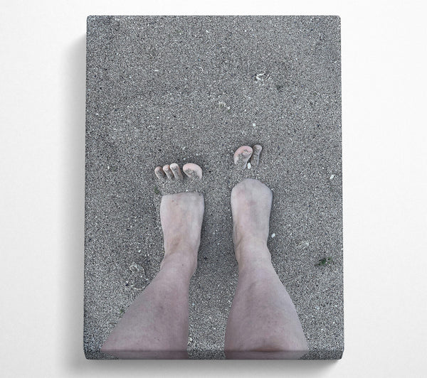 A Canvas Print of Gray Sand Sink Canvas Wall Art