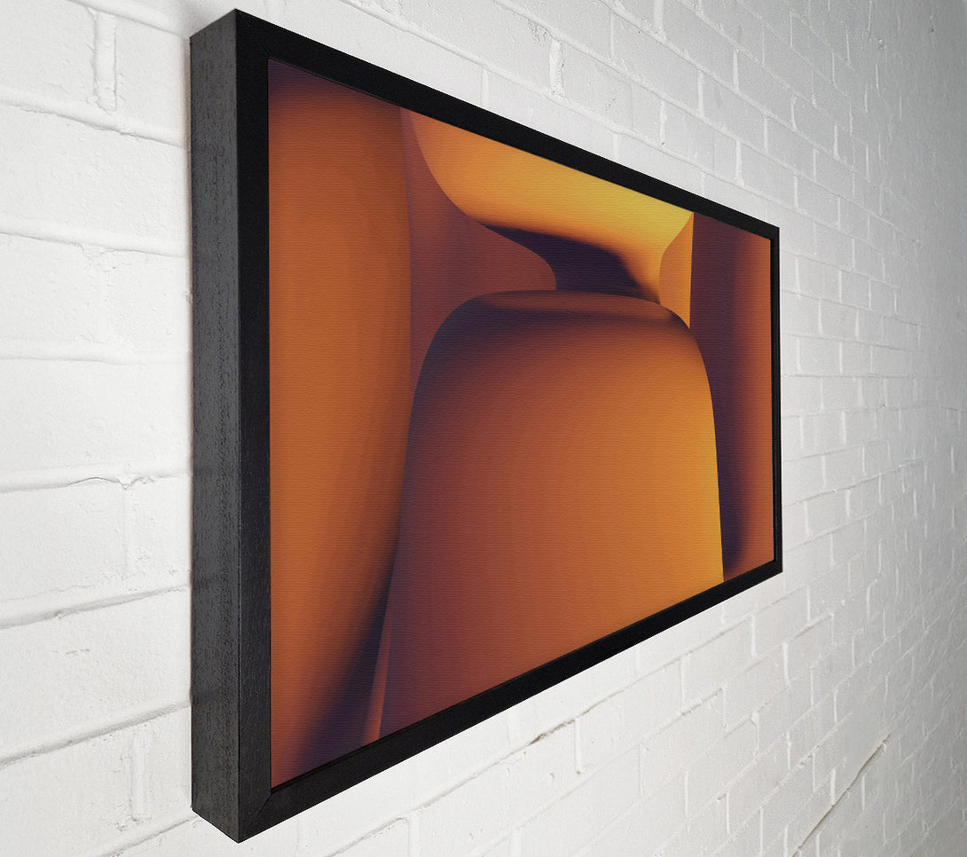  A Canvas Print of Amber Abstractions Canvas Print