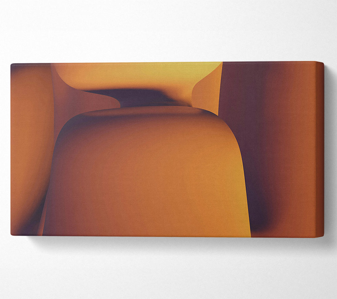  A Canvas Print of Amber Abstractions Canvas Print