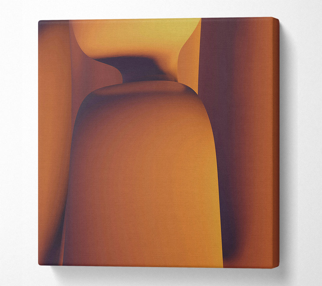  A Canvas Print of Amber Abstractions Canvas Print