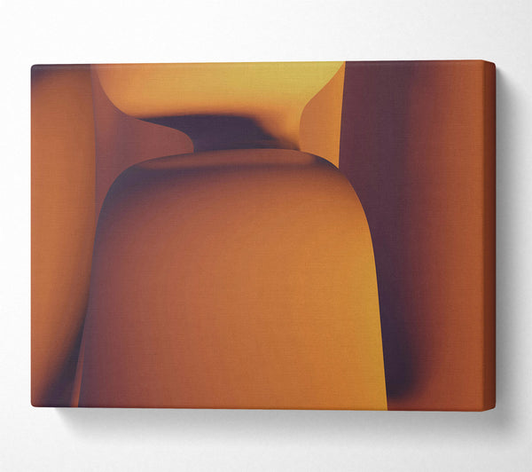  A Canvas Print of Amber Abstractions Canvas Print