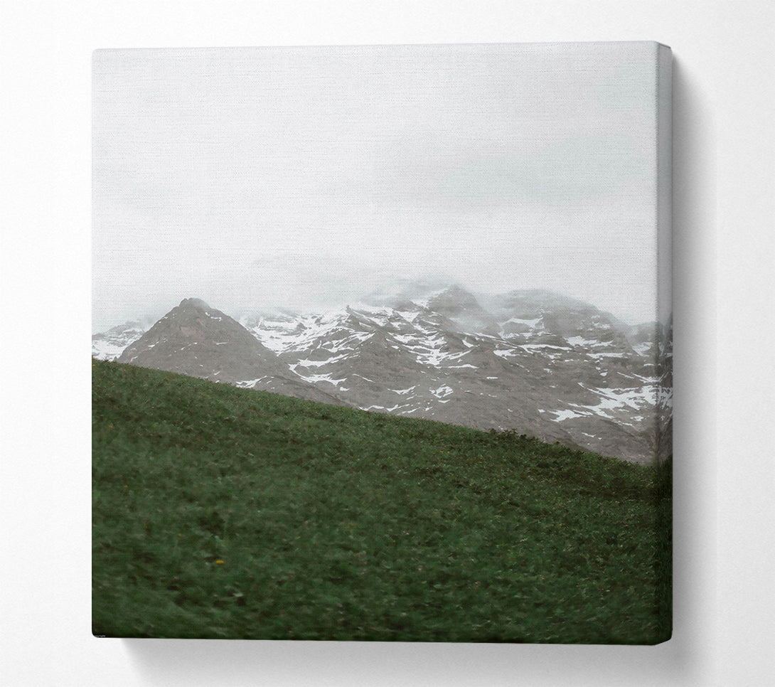  A Canvas Print of Green Mountain Mist Canvas Print