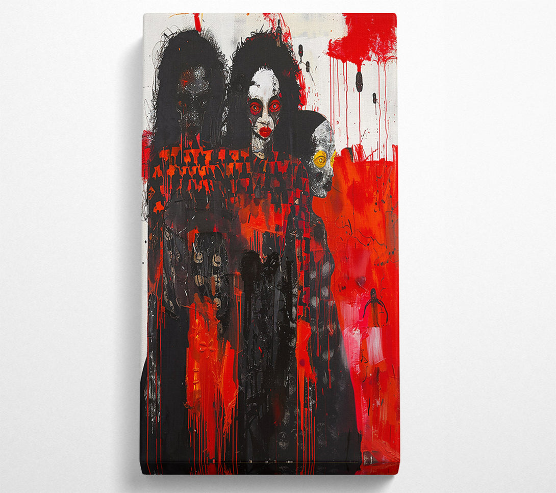  A Canvas Print of Crimson Dreamscapes Canvas Print